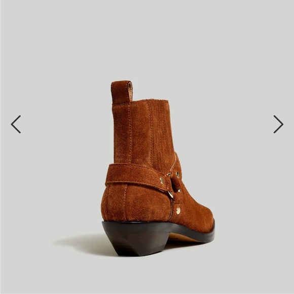 Madewell Santiago Western Ankle Boot - maple suede - Picture 3 of 5